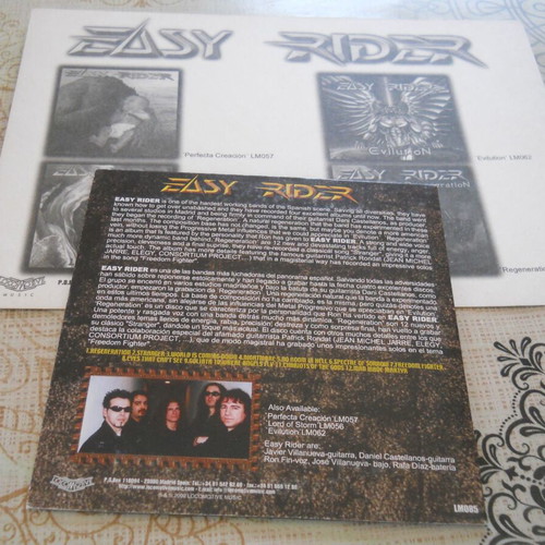 Easy Rider Regeneration promo CD new, metal