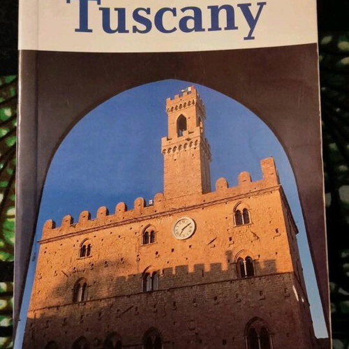Tuscany Blue Guide travel guide used, English
