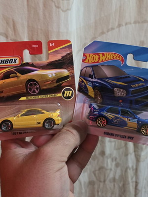 JDM πακέτο Matchbox Super Chase Acura Integra και Hot Wheels Subaru Impreza WRX καινούργια