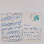 Postcard used, mailed from Germany
