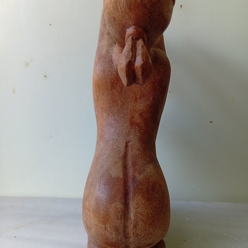 Wooden nude body figure, 20 cm