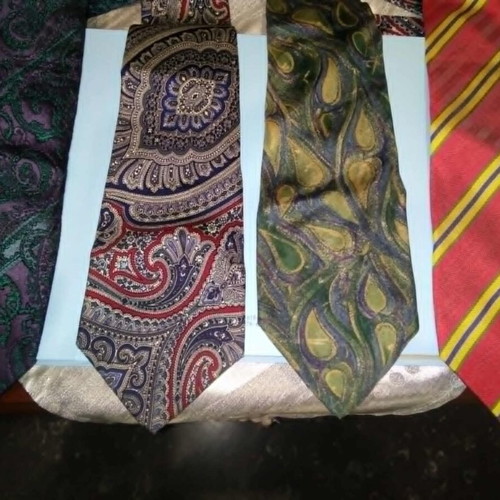 Vintage silk tie collection 31 pieces, Valentino and other brands, like new