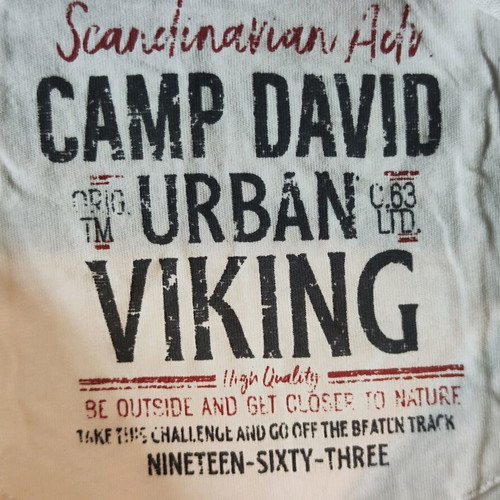 Camp David Urban Viking T-shirt 3XL like new, white