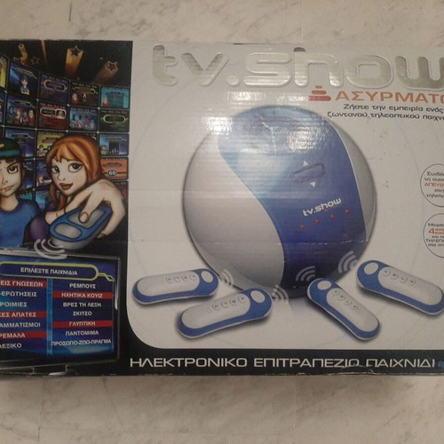 TV Show wireless game console used with 4 buzzers