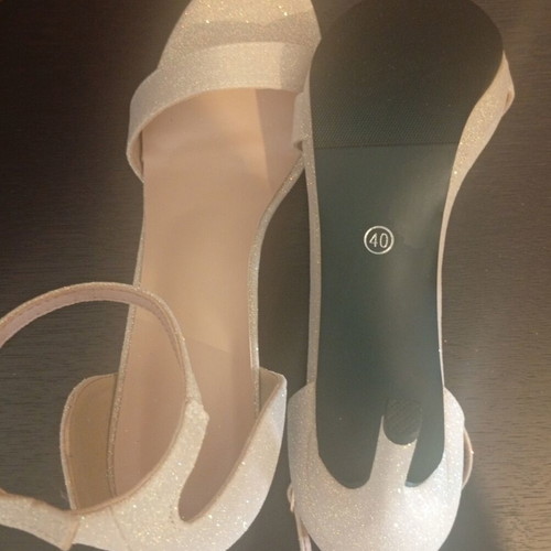 Platform sandals new, size 40, gold, ideal for wedding