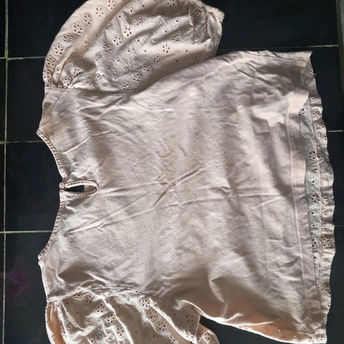 Casual blouse with balloon sleeves like new, sizes S and M, beige and pink