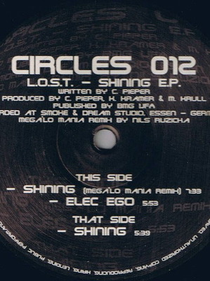 L.O.S.T. Shining E.P. vinyl record used, electronic