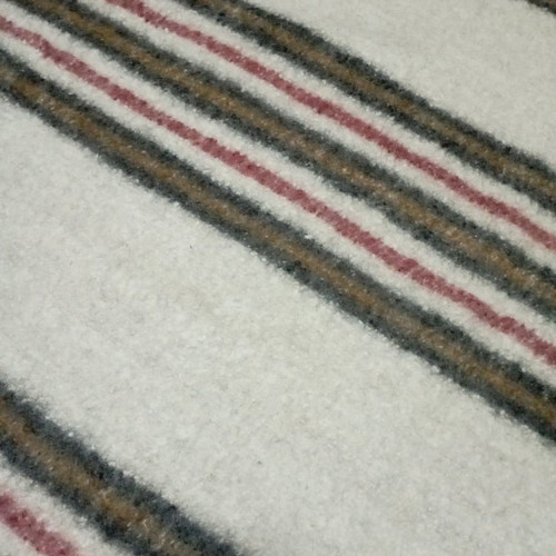 Wool rugs handmade loom embroidery new, set of 2 pieces