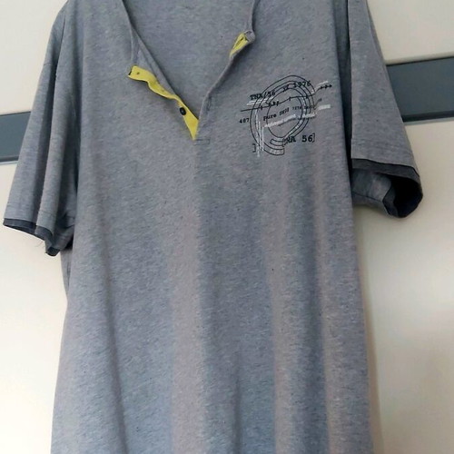 Men's short-sleeve T-shirt XL gray like new