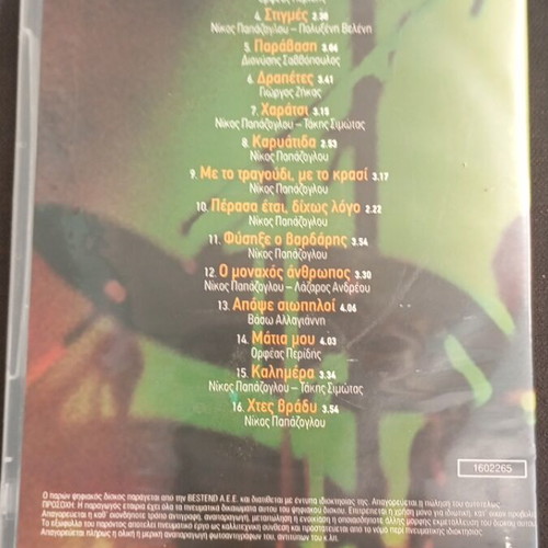 Nikos Papazoglou Edo sti Rogmi tou Chronou DVD like new