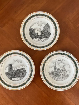 3 Πιατα Canterbury collection limited edition