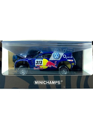 VW Race Touareg Rally 2005 1:43 Minichamps Diecast Car New