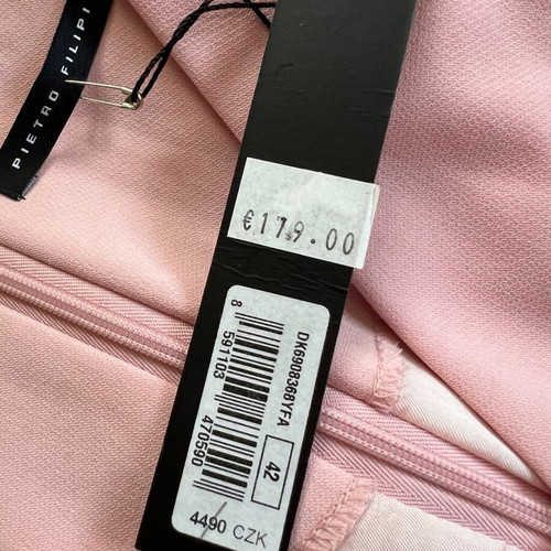 Pietro Filipi Classic Pink Dress New, Size D42 F44 I46 GB16