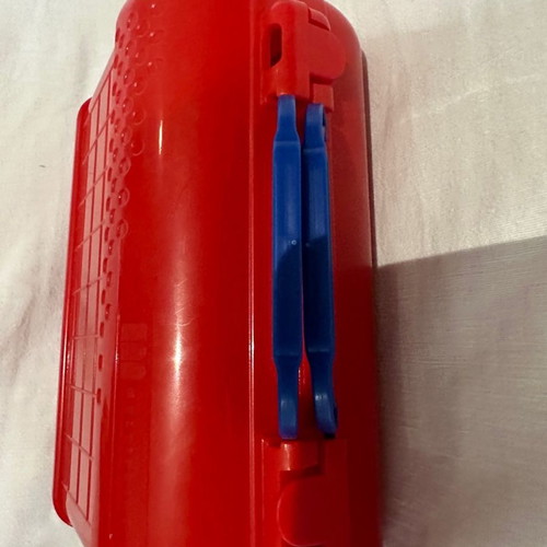Mario case used with colored pencils, stamps and drawing pad