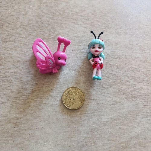 My Little Pony butterfly figure and Enchantimals doll like new