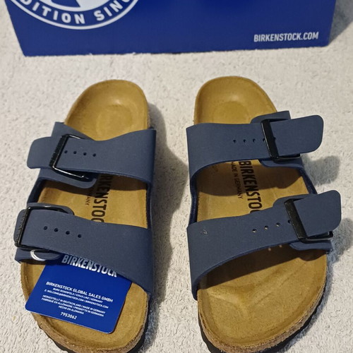 Birkenstock Arizona sandals, navy blue, size 36, narrow fit