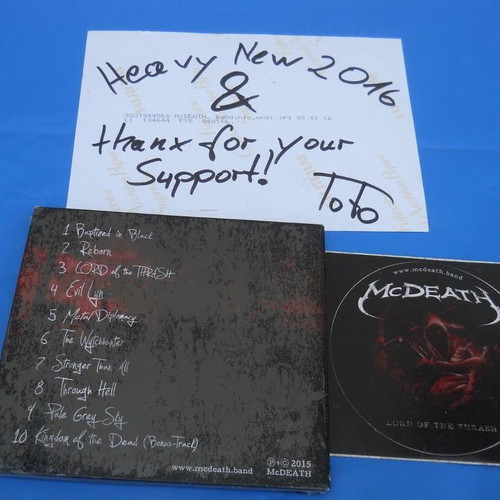McDeath Lord Of The Thrash CD new, metal