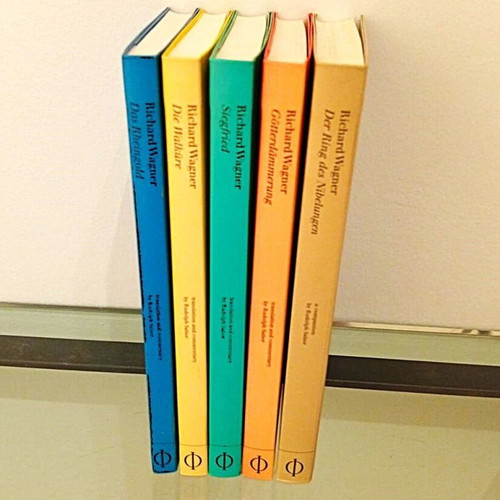 Richard Wagner Der Ring des Nibelungen 5-volume set like new, English