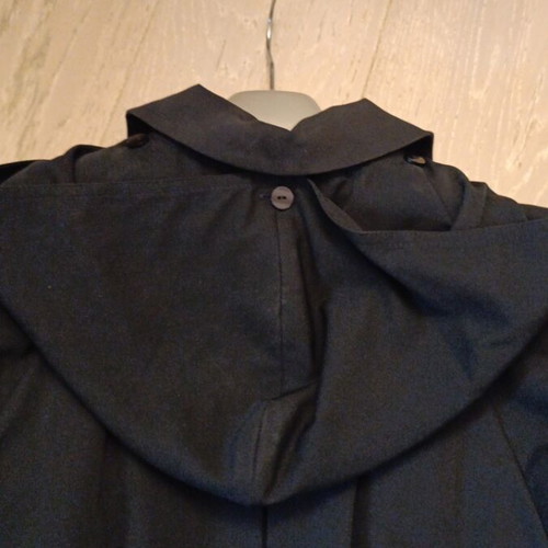 Women's trench coat new, dark blue, with wool lining XL