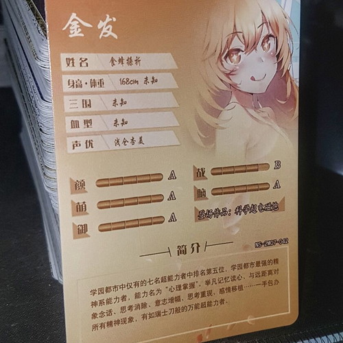 Shokuhou Misaki A Certain Magical Index Waifu holo card