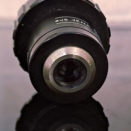 Carl Zeiss Jena Planachromat 10x/0.20 microscope objective lens