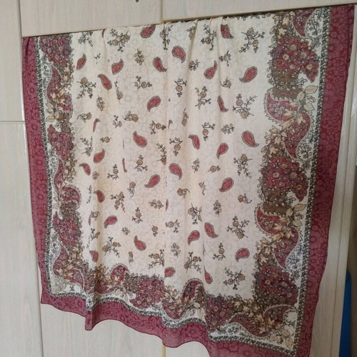 Square scarf new multicolor 0.95x0.95