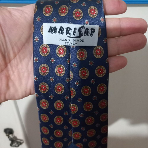 Silk tie used, 100% silk, made in Italy