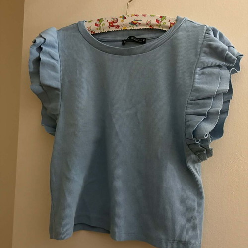 Women's turquoise blouse like new, size L