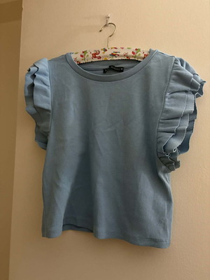 Women's turquoise blouse like new, size L