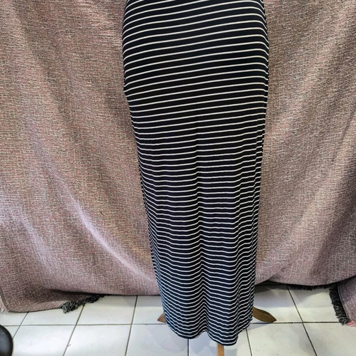 ZARA maxi striped skirt used, size S-M, dark blue