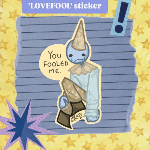 Lovefool Handmade Sticker new