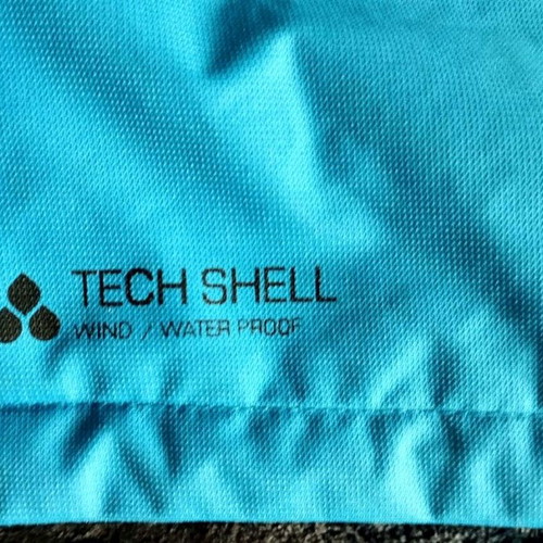 Tech Shell blue ciel wintersports pants no L like new, waterproof