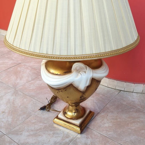 Large ceramic lamp like new, 90 cm height