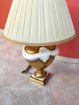 Large ceramic lamp like new, 90 cm height