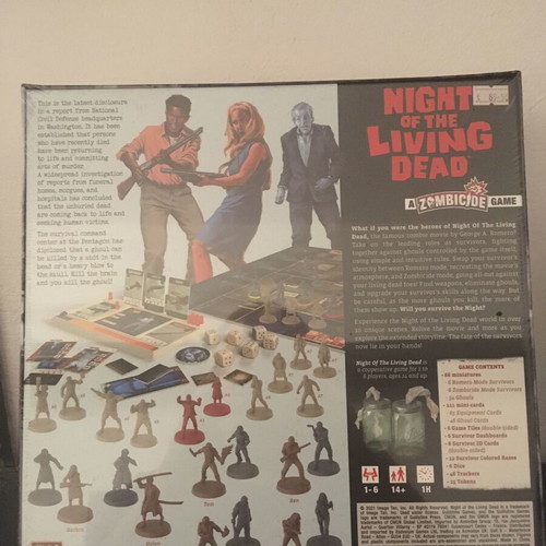 Zombicide Night of the Living Dead Board Game new, sealed
