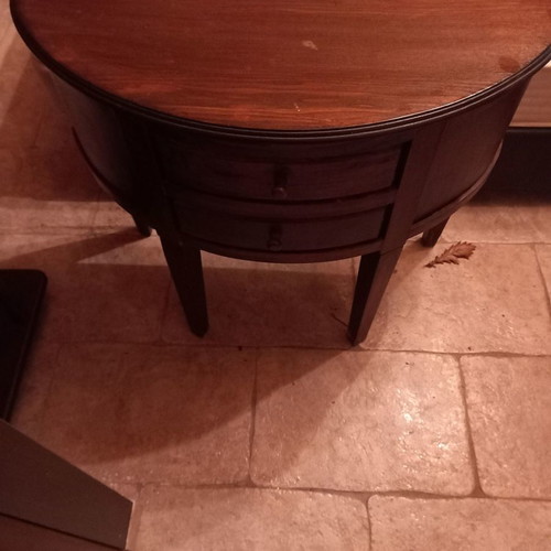 Small office furniture drawer unit used, teak wood