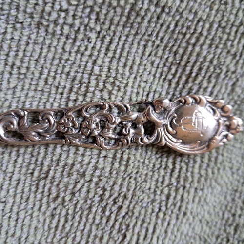 Silver letter opener 835 vintage, 15.5 cm