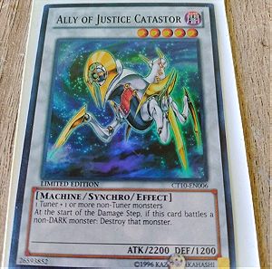 Ally of Justice Catastor LIMITED EDITION Yu-gi-oh! Yugioh