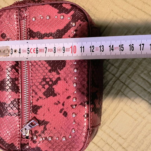 Zara belt bag like new, snake effect with studs and zipper