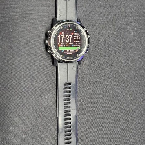 Garmin Fenix 5X Plus Sapphire smartwatch used with new strap