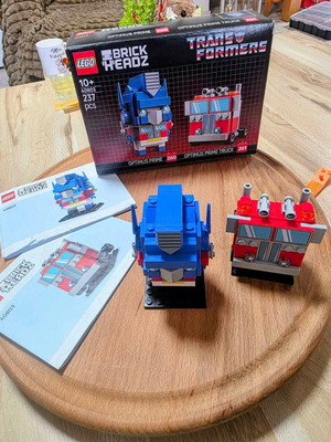 LEGO BrickHeadz Transformers Optimus Prime Robot and Vehicle used