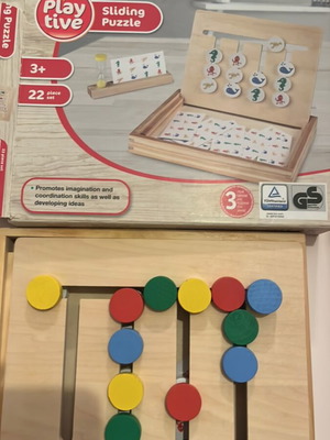 Sliding puzzle ξύλινο παιχνίδι μεταχειρισμένο
