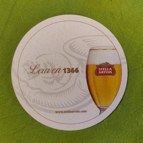 Beer coasters collectible like new, pack of 4 pieces