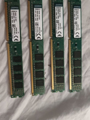 Kingston DDR3 4GB RAM 1600MHz used, pack of 4
