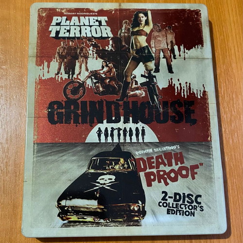 Grindhouse Planet Terror / Death Proof Blu-ray Steelbook like new