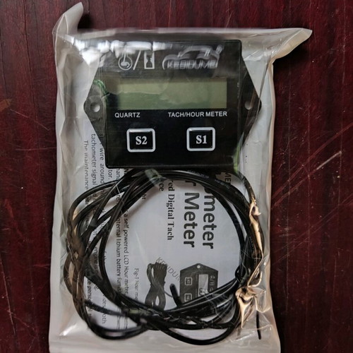Tachometer for motorcycle new with settings for single and twin cylinder