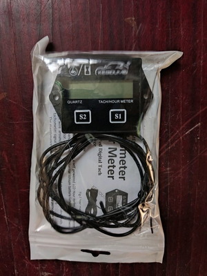 Tachometer for motorcycle new with settings for single and twin cylinder