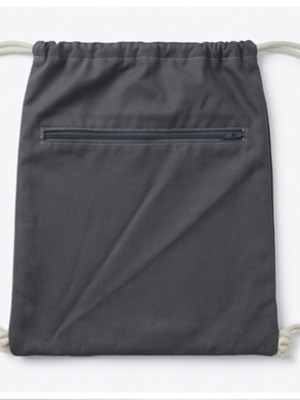 Small handmade backpack, grey
