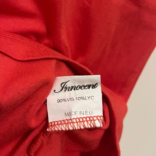 Innocent t-shirt orange-red M like new