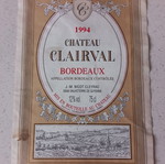 Chateau Les Moulinieres 1995, Chateau Larchery 1998, Chateau Clairval 1994 labels used